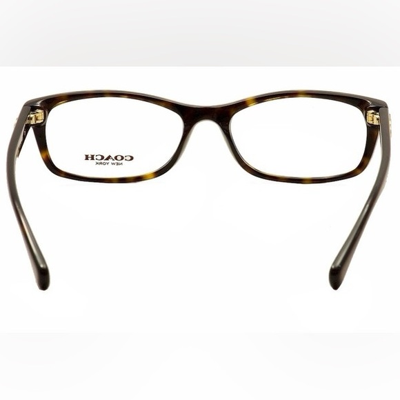 New Coach HC 6054 Women’s Eyeglass Frame In Dark Tortoise - Picture 2 of 6